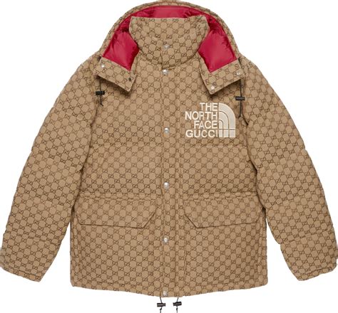 gucci coat men's puffer|gucci north face puffer vest.